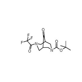 tert-butyl 9-oxo-7-(2,2,2-trifluoroacetyl)-3,7-diaza-bicyclo[3.3.1]nonane-3-carboxylate