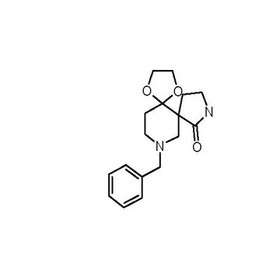 7-N-BENZYL-1-OXO-2,7-DIAZA-SPIRO[4.5]DECAN-10-ONE ETHYLENE KETAL