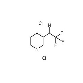 2,2,2-trifluoro-1-(piperidin-3-yl)ethanamine dihydrochloride