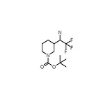 tert-butyl 3-(1-amino-2,2,2-trifluoroethyl)piperidine-1-carboxylate