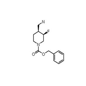 (3,4)-cis-benzyl 4-(aminomethyl)-3-fluoropiperidine-1-carboxylate