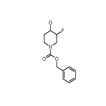 BENZYL 3-FLUORO-4-HYDROXYPIPERIDINE-1-CARBOXYLATE Cis- and Trans-Mixture(1:1)