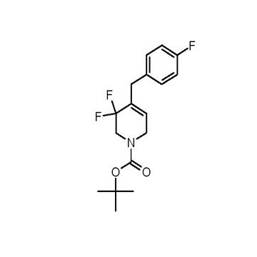 tert-butyl 5,5-difluoro-4-(4-fluorobenzyl)-5,6-dihydropyridine-1(2H)-carboxylate