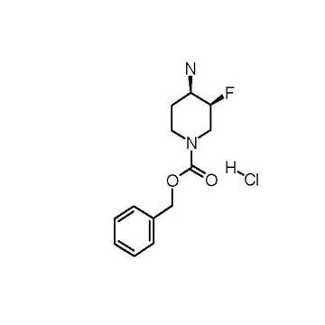 benzyl Cis-4-amino-3-fluoropiperidine-1-carboxylate hydrochloride racemate