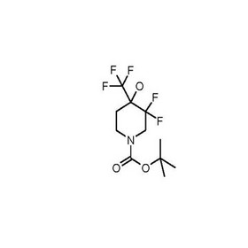 tert-butyl 3,3-difluoro-4-hydroxy-4-(trifluoromethyl)piperidine-1-carboxylate