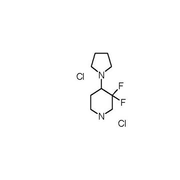 3,3-difluoro-4-(pyrrolidin-1-yl)piperidine dihydrochloride