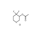 4,4-difluoropiperidin-3-yl acetate hydrochloride