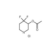 4,4-difluoropiperidin-3-yl acetate hydrochloride