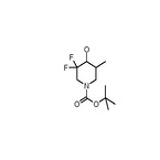 tert-butyl 3,3-difluoro-4-hydroxy-5-methylpiperidine-1-carboxylate cis- and trans-mixture