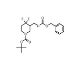 tert-butyl 3-((benzyloxycarbonylamino)methyl)-4,4-difluoropiperidine-1-carboxylate