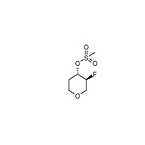 trans-3-fluoro-tetrahydro-2H-pyran-4-yl methanesulfonate racemate