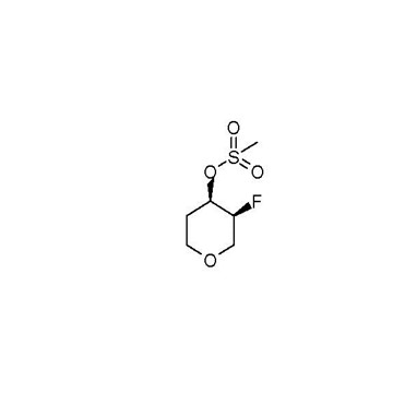 cis-3-fluoro-tetrahydro-2H-pyran-4-yl methanesulfonate racemate