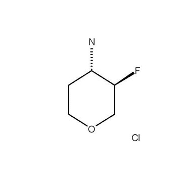 trans-3-fluoro-tetrahydro-2H-pyran-4-amine hydrochloride racemate