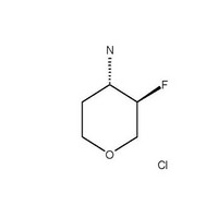 trans-3-fluoro-tetrahydro-2H-pyran-4-amine hydrochloride racemate