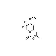 tert-butyl 4-(ethylamino)-3,3-difluoropiperidine-1-carboxylate