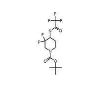 tert-butyl 3,3-difluoro-4-(2,2,2-trifluoroacetamido)piperidine-1-carboxylate