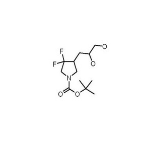 tert-butyl 4-(2,3-dihydroxypropyl)-3,3-difluoropyrrolidine-1-carboxylate