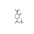 (3R,4S)-1-(tert-butoxycarbonyl)-3-fluoropiperidine-4-carboxylic acid (enantiomer a,>95% e.e)