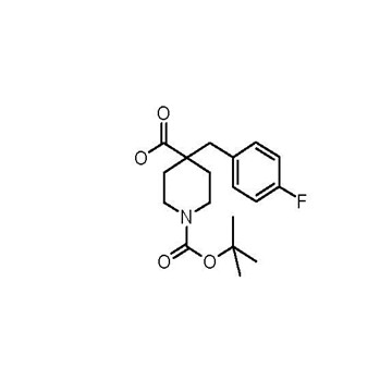 1-(tert-butoxycarbonyl)-4-(4-fluorobenzyl)piperidine-4-carboxylic acid