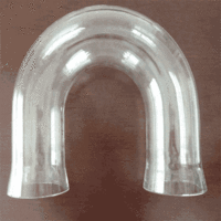 U-shaped Glass Elbow