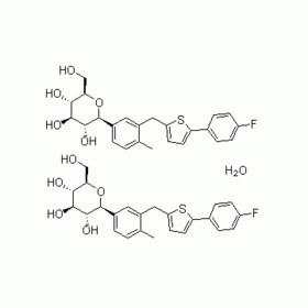 D-Glucitol, 1,5-anhydro-1-C-[3-[[5-(4-fluorophenyl)-2-thienyl]Methyl]-4-Methylphenyl]-, hydrate (2:1