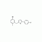 2-((5-broMo-2-Methylphenyl)Methyl)-5-(4-fluorophenyl)thiophene