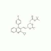 (4R,6S)-6-[(1E)-2-[2-Cyclopropyl-4-(4-fluorophenyl)-3-quinolinyl]ethenyl]-2,2-dimethyl-1,3-dioxane-4