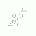 tert-Butyl 6-[(1E)-2-[4-(4-fluorophenyl)-6-(1-methylethyl)-2-[methyl(methylsulfonyl)amino]-5-pyrimid