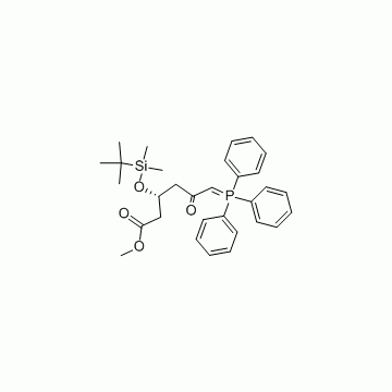 Methyl (3R)-3-(tert-butyldimethylsilyloxy)-5-oxo-6-triphenylphosphoranylidenehexanoate