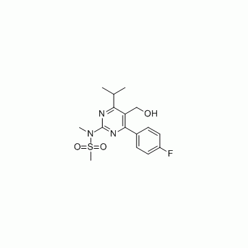 4-(4-fluorophenyl)-6-isopropyl-2-[(n-methyl-n-methylsulfonyl)amino] pyriminl-5-yl-formyl