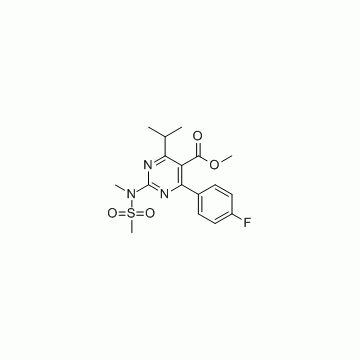 Methyl 4-(4-fluorophenyl)-6-isopropyl-2-[(N-methyl-N-methylsulfonyl)amino]pyrimidine-5-carboxylate