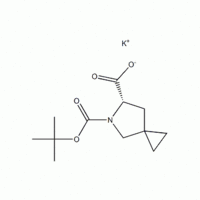 (6S)-5-Azaspiro[2.4]heptane-5,6-dicarboxylic acid 5-(1,1-dimethylethyl) ester potassium salt (1:1)