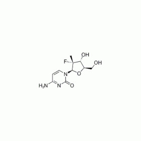 2'-deoxy-2'-fluoro-2'-C-methylcytidine