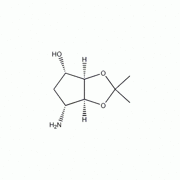 (3aR,4S,6R,6aS)-6-Aminotetrahydro-2,2-dimethyl-4H-cyclopenta-1,3-dioxol-4-ol