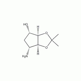 (3aR,4S,6R,6aS)-6-Aminotetrahydro-2,2-dimethyl-4H-cyclopenta-1,3-dioxol-4-ol