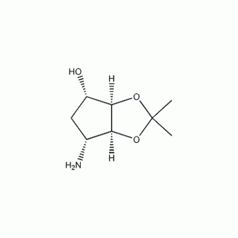 (3aR,4S,6R,6aS)-6-Aminotetrahydro-2,2-dimethyl-4H-cyclopenta-1,3-dioxol-4-ol