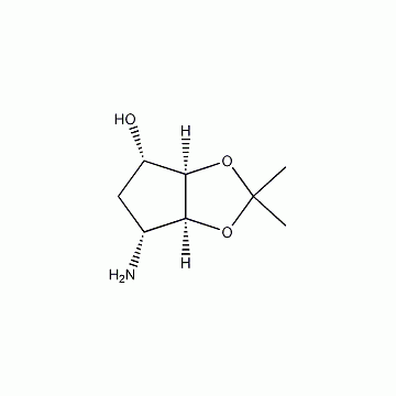 (3aR,4S,6R,6aS)-6-Aminotetrahydro-2,2-dimethyl-4H-cyclopenta-1,3-dioxol-4-ol