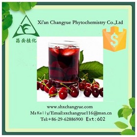 Pure natural cherry juice powder