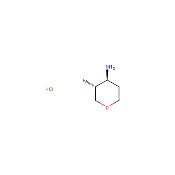 trans-3-fluorooxan-4-amine hydrochloride
