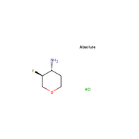 (3S,4R)-3-fluorooxan-4-amine hydrochloride