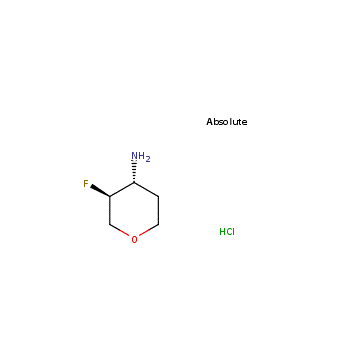 (3S,4R)-3-fluorooxan-4-amine hydrochloride