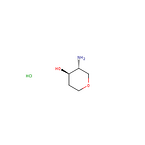 trans-3-amino-4-hydroxy-tetrahydropyran hydrochloride