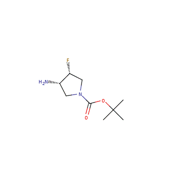 cis-1-boc-3-amino-4-fluoropyrrolidine