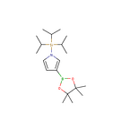 3-(tetramethyl-1,3,2-dioxaborolan-2-yl)-1-[tris(propan-2-yl)silyl]-1H-pyrrole