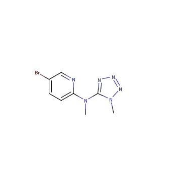5-bromo-N-methyl-N-(1-methyl-1H-1,2,3,4-tetrazol-5-yl)pyridin-2-amine