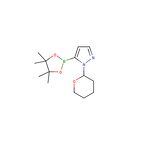 1-(oxan-2-yl)-5-(tetramethyl-1,3,2-dioxaborolan-2-yl)-1H-pyrazole