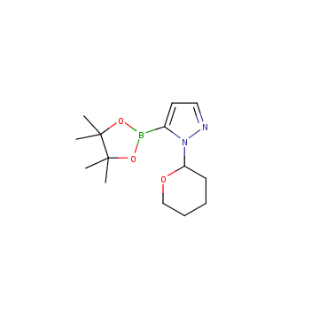 1-(oxan-2-yl)-5-(tetramethyl-1,3,2-dioxaborolan-2-yl)-1H-pyrazole