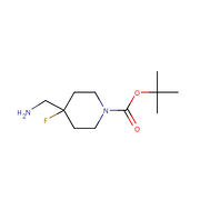 tert-butyl 4-(aminomethyl)-4-fluoropiperidine-1-carboxylate
