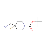 tert-butyl 4-(aminomethyl)-4-fluoropiperidine-1-carboxylate