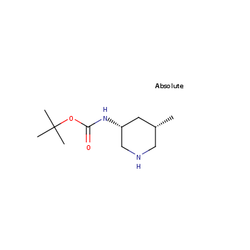 tert-butyl N-[(3R,5S)-5-methylpiperidin-3-yl]carbamate